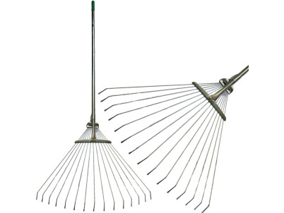 Hrable na lístie Strend Pro R116-95, 15 lamelové, vejárové, 950 g, kovová násada