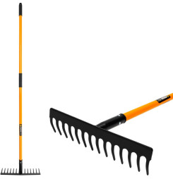 Hrable záhradne Strend Pro, 14 zubé, sklolaminátová násada 1500 mm