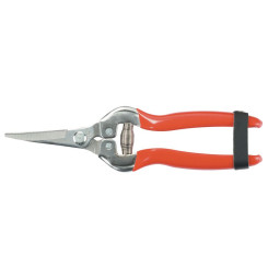 Nožnice Strend Pro Premium 803AS, 185 mm, záhradné, na ovocie, kvety a rastliny, zahnuté