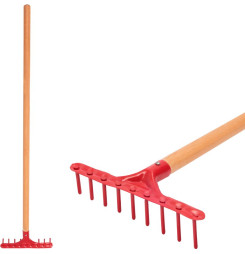 Hrabličky záhradné Strend Pro Herrison 9357, 9 zubé, hrable mini, s násadou