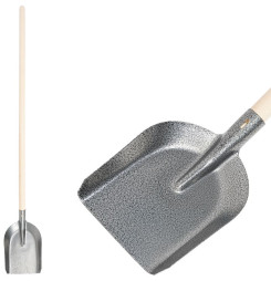Lopata S504-4.WH Universal, 270x220 mm, drevená násada