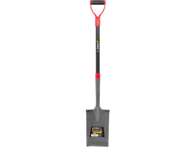Rýľ Strend Pro Garden ErgoBULL, rovný, drenážny, so sklolaminátovou násadou D 1150 mm