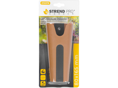 Puzdro Strend Pro, na záhradné nožnice, plastové, s držiakom na opasok, 80x165 mm