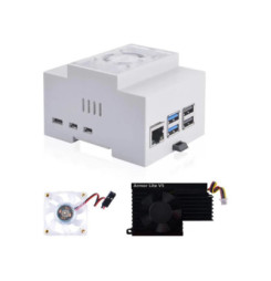 RASPBERRY Pi 5 DIN Krabička s chladičom (DSK018)