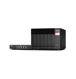 QNAP TS-673A-SW5T, NAS Server 6xHDD+Switch