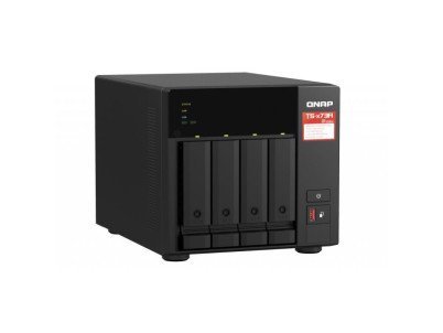 QNAP TS-473A-SW5T, NAS Server 4xHDD+Switch