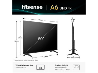 50A6Q LED TV Hisense