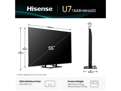 55U7Q Mini LED QLED Hisense