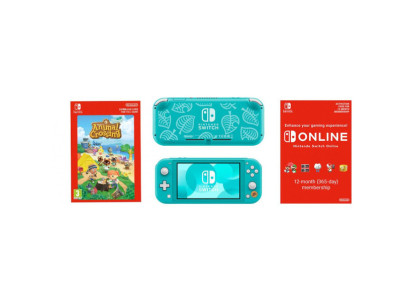 Switch Lite Turq.+ACNH bundle+NSO 12M NT