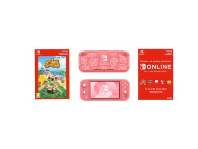 Switch Lite Coral+ACNH bundle+NSO 12M NT
