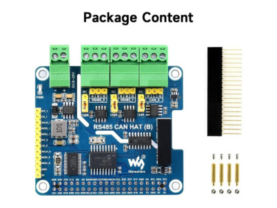WAVESHARE Izolovaný RS485 CAN HAT (B) pre Raspberr