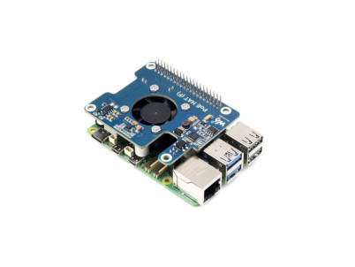 WAVESHARE PoE HAT (F) pre Raxpberry Pi 5