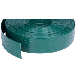 Páska Strend Pro EUROSTANDARD, 47,5 mm, L-35 m, tieniaca, zelená, krycia, na plotové panely, s 20 klipsami, 1000g/m2, PVC, RAL60