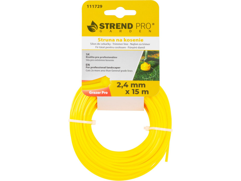 Silon na kosenie Grazer Pro Hepta 2,4 mm, L-15 m, HEX