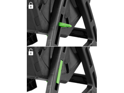 Kompostér Strend Pro Garden, bubnový, 70 lit., čierny, 55,5x36x72 cm Kompostér Strend Pro Garden, bubnový, 70 lit., čierny, 55,5x36x72 cm