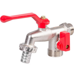 Ventil na vodu Strend Pro, 3/4"-3/4"-1/2", dvojitý, záhradný