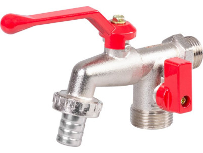 Ventil na vodu Strend Pro, 3/4"-3/4"-1/2", dvojitý, záhradný