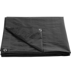 Plachta Tarpaulin Strong 4x5 m, 200 g/m, zakrývacia, antracit, s okami