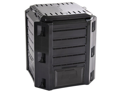 Komposter COMPOGREEN, 380 lit., čierny