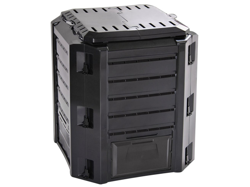 Komposter COMPOGREEN, 380 lit., čierny