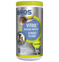 Prípravok Vitrol Bros, proti slimákom, 250 g