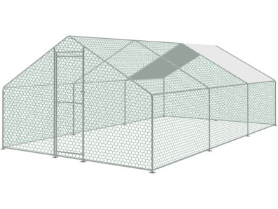 Kurín Strend Pro, pre hydinu, voliéra, klietka, so strechou, 3x6x2 m