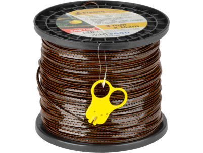 Silon na kosenie SawLine 3 mm, L-142 m, zúbkovaný
