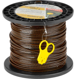 Silon na kosenie SawLine 3 mm, L-100 m, zúbkovaný