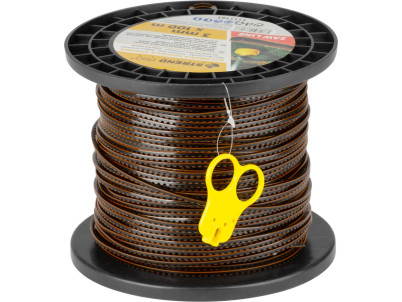 Silon na kosenie SawLine 3 mm, L-100 m, zúbkovaný