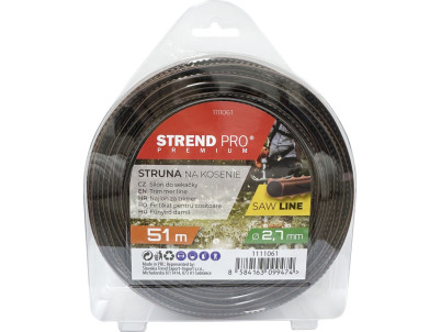 Silon na kosenie Strend Pro Premium SawLine 3 mm, L- 40 m, zúbkovaný