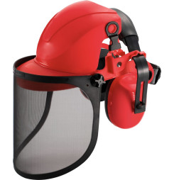 Štít s chráničmi sluchu Safetyco, ochranný, oceľ, CE