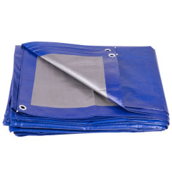 Plachta Tarpaulin Profi 4x5 m, 140 g/m, zakrývacia, modrá, s okami