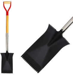 Rýľ Strend Pro Premium RedShark, rovný, s drevenou násadou D 1150 mm