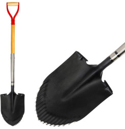 Rýľ Strend Pro Premium RedShark, špicatý, s drevenou násadou D 1150 mm