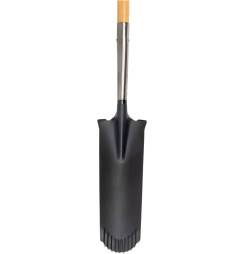 Rýľ Strend Pro Premium RedShark, úzky, drenážny, s drevenou násadou D 1280 mm