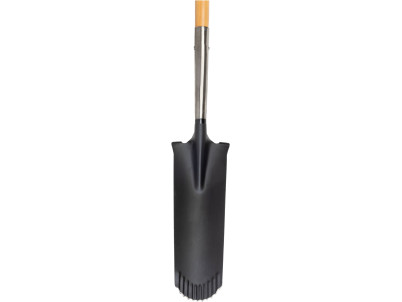 Rýľ Strend Pro Premium RedShark, úzky, drenážny, s drevenou násadou D 1280 mm
