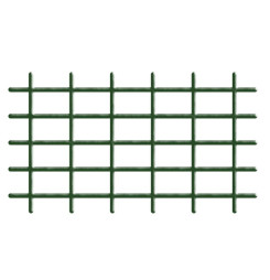 Mriežka Garden MEK6 145x72,5 cm, 4/4,7 mm, PVC/oceľ, oporná na kvety, zelená, záhradnícka