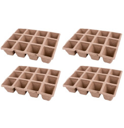 Sadbovač Strend Pro Herrison P1002, papierový, 12 priesad, bal. 4 ks, 210x170x45 mm