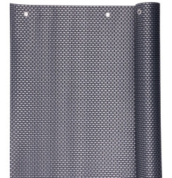 Zástena Polyratan 77 0,9x3 m, UV, 800 g/m2, antracit, tieniaca na balkón, s okami