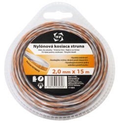 Silon na kosenie ProCom Ultimate 2,4 mm, L-15 m, hranatá špirála