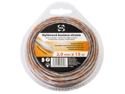 Silon na kosenie ProCom Ultimate 2,4 mm, L-15 m, hranatá špirála