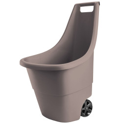 Vozík Keter® EASY GO 50 lit., 51x56x84 cm, hnedý, na záhradný odpad