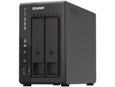 QNAP TS-253E-8G, NAS Server 2xHDD, 2xM.2, 8GB