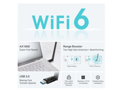 TP-Link Archer TX35U PLUS AX1800 WiFi USB adaptér