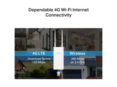 TP-Link TL-MR100-Outdoor, 300 Mbps 4G Router
