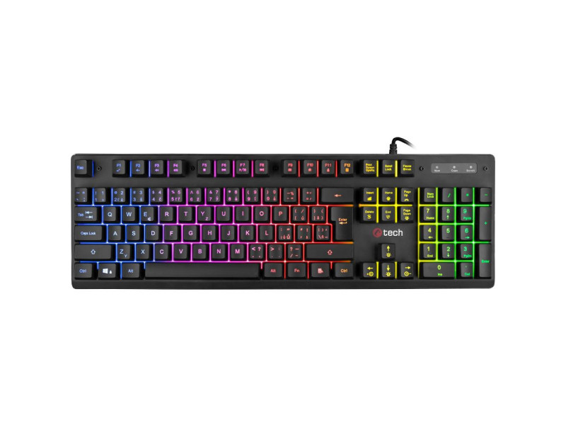 C-TECH Iris (GKB-08) CZ/Sk herná klávesn