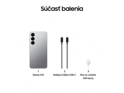 SAMSUNG Galaxy S25 5G 512GB DUOS, Silver