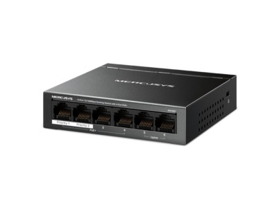 MERCUSYS MS106P, 6-Port 100 Mbps Desktop Switch