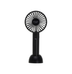ADLER AD 7338, Mini USB Ventilátor, čierny