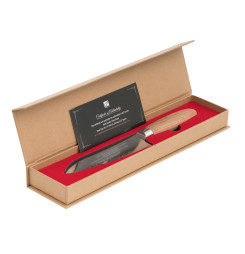 Nôž G21 Gourmet Damascus 17 cm, Santoku, rukoväť zebrawood